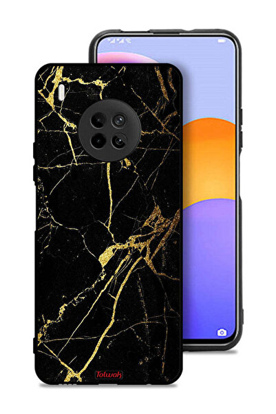 Tolwak غطاء حماية لهاتف هواوي Y9a - رخام متصدع