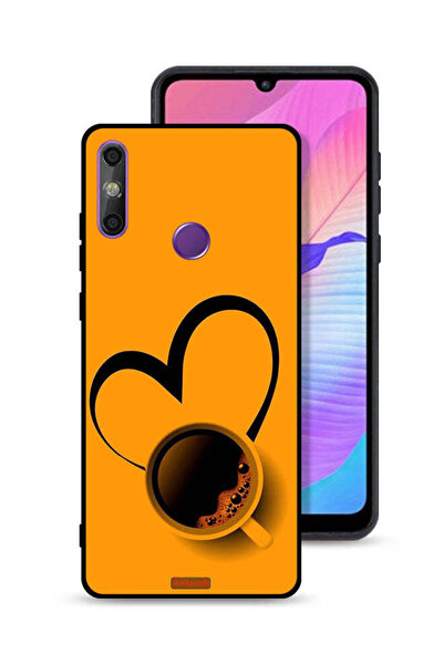 Tolwak Huawei Enjoy 20e Protective Case Cover Coffee Cup Art