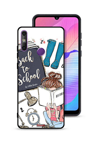 Tolwak غطاء حماية لهاتف هواوي إنجوي 20e - فتاة مدرسية تقرأ التاريخ