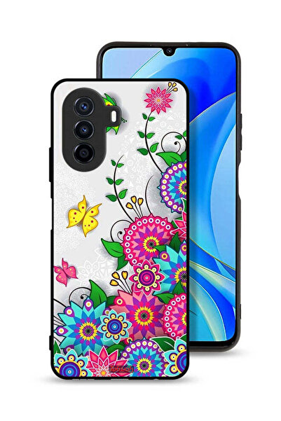 Tolwak غطاء حماية لهاتف هواوي نوفا Y70 بنقشة زهور ماندالا
