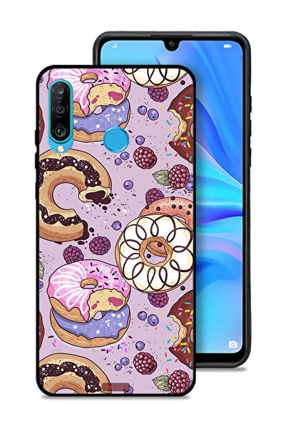 Tolwak غطاء حماية لهاتف هواوي نوفا 4e برسومات دونات
