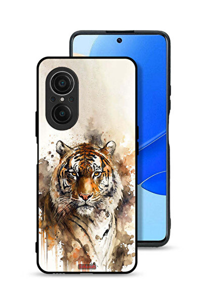 Tolwak غطاء حماية لهاتف هواوي نوفا 9 SE بطبعة فن تجريدي من جلد الفهد