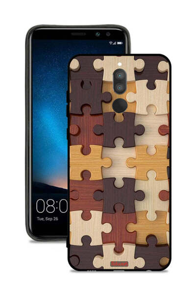 Tolwak غطاء حماية لهاتف هواوي ميت 10 لايت بنمط خشبي