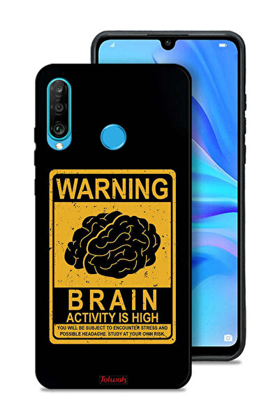 Tolwak غطاء حماية لهاتف هواوي P30 لايت تحذير نشاط الدماغ مرتفع