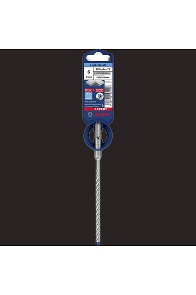 Bosch Expert SDS Plus-7X Concrete Hammer Drill Bit Silver 6 x 165mm