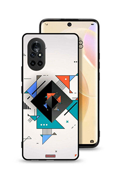 Tolwak غطاء حماية لهاتف هواوي نوفا 8 بأشكال مربعة ومثلثة ونمط تجريدي