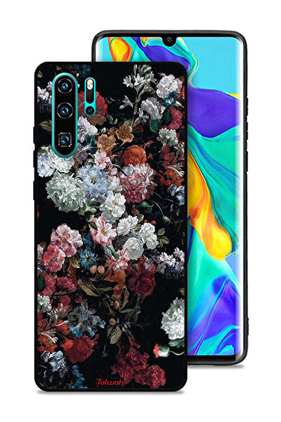 Tolwak غطاء حماية لهاتف هواوي بي 30 برو بنقشة الورود العتيقة