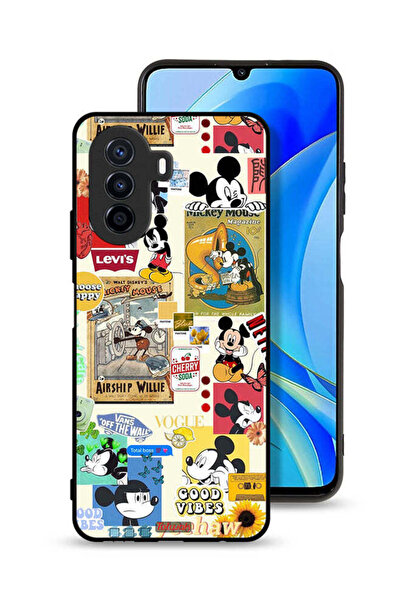 Tolwak غطاء حماية لهاتف هواوي نوفا Y70 مع ملصقات ورسومات سعيدة