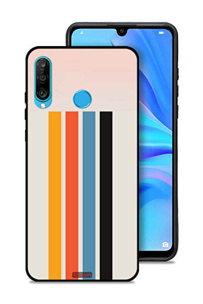 Tolwak غطاء حماية لهاتف هواوي نوفا 4e بنمط خطوط مستقيمة