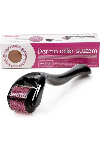 Yuwell YU WELL Deerma Derma Roller 1.5mm for Face Body Skin Care Microneedle 540 Dermarolling Beard Hair Re