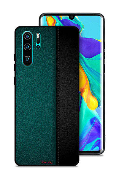 Tolwak غطاء حماية لهاتف هواوي بي 30 برو بنمط جلدي