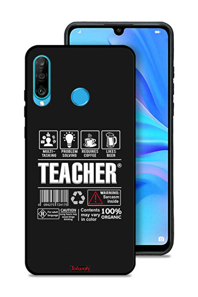 Tolwak غطاء حماية لهاتف هواوي نوفا 4e - ملصق المعلم