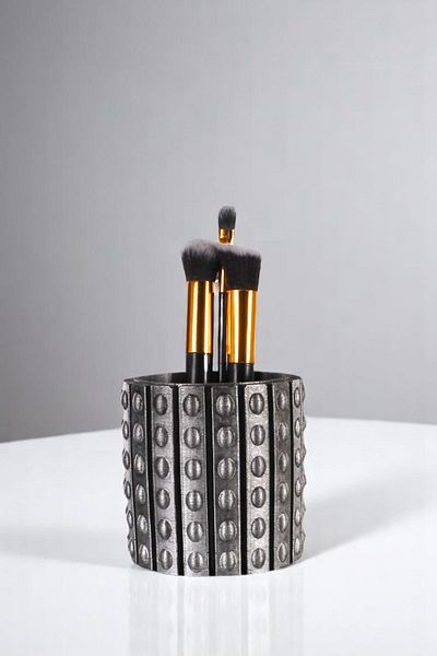 Evene Organizer μακιγιάζ Βούρτσα μακιγιάζ Organizer Organizer Ασημί Αντίκα Χρώμα Μοντέλο 91