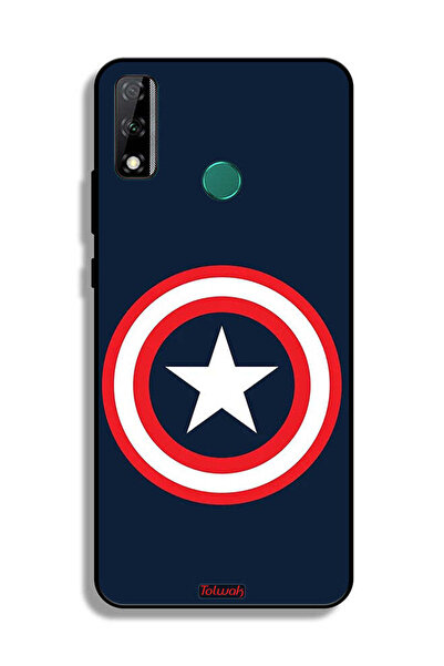 Tolwak Huawei Y8s Protective Case Cover Captain America