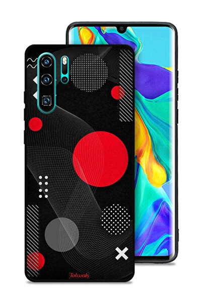 Tolwak غطاء حماية لهاتف هواوي بي 30 برو بنمط دائري ومتقاطع