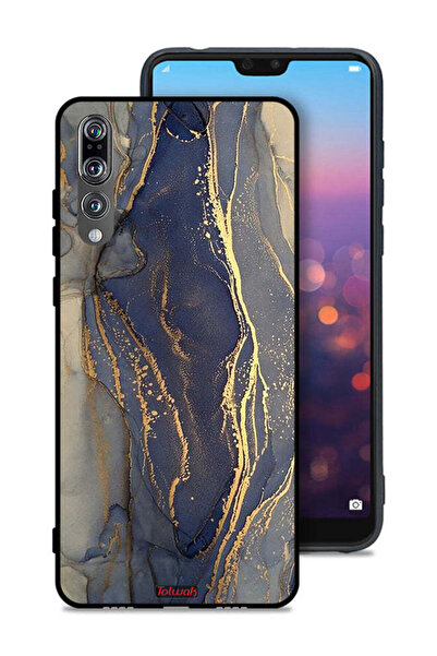 Tolwak غطاء حماية لهاتف هواوي P20 Pro بنمط رخامي لامع