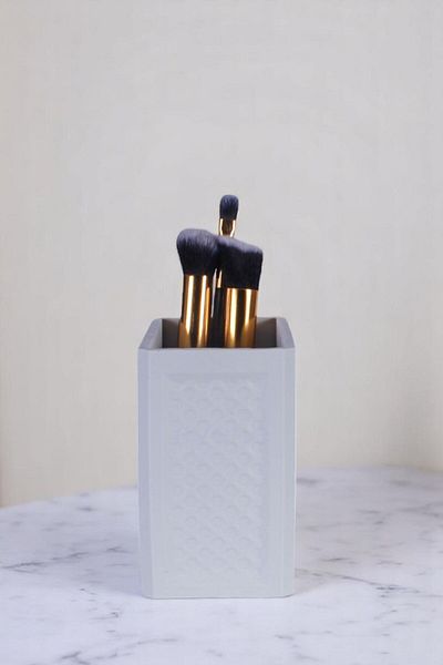 Evene Organizer μακιγιάζ Θήκη για πινέλο μακιγιάζ Organizer Organizer Λευκό Χρώμα Μοντέλο 92