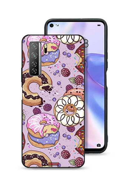 Tolwak غطاء حماية لهاتف هواوي نوفا 7 SE 5G برسومات دوناتس آرت