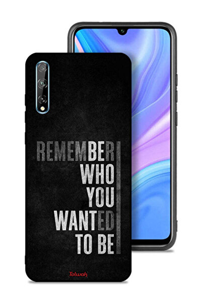 Tolwak غطاء حماية لهاتف هواوي Y8p تذكر من أردت أن تكون