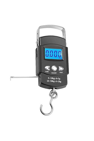 Vaxiuja Electronic Hand Scale, Vaxiuja, Portable, Maximum load 50KG/10G, Digital Screen, ABS, Black