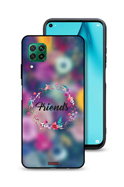 Tolwak غطاء حماية لهاتف هواوي P40 لايت 4G بتصميم خاتم أصدقاء الزهور