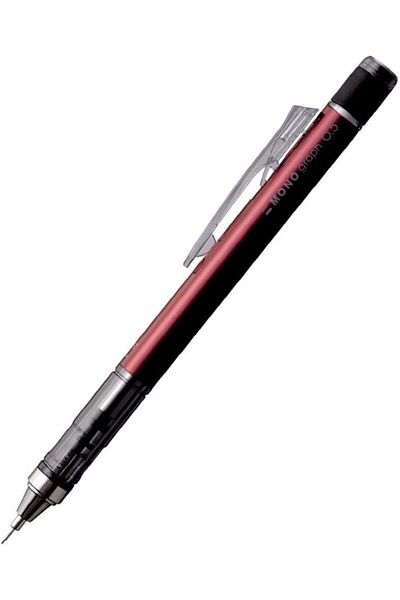 Mena Rise Metrashop Office Graphx Set of 3 Versatile Pens 0.5 Mm, Eraser, Min, Red 1113377