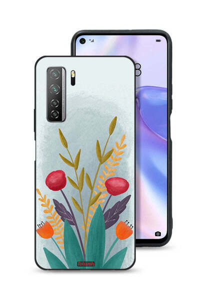 Tolwak غطاء حماية لهاتف هواوي نوفا 7 إس إي 5 جي برسومات نباتية