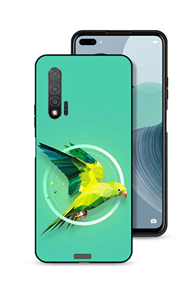Tolwak غطاء حماية لهاتف هواوي نوفا 6 بتصميم ببغاء تجريدي