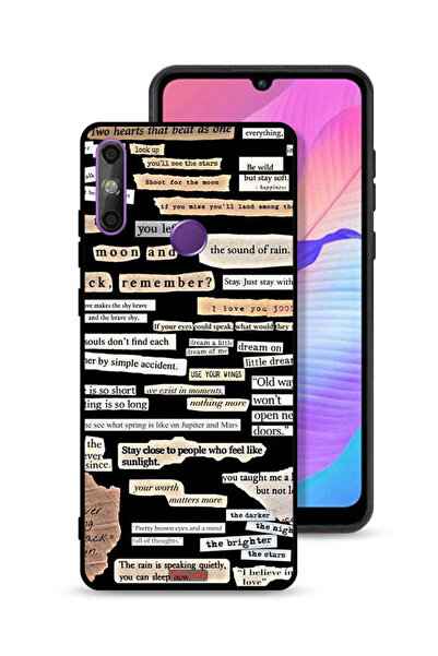 Tolwak غطاء حماية لهاتف هواوي إنجوي 20e بملصقات اقتباسات