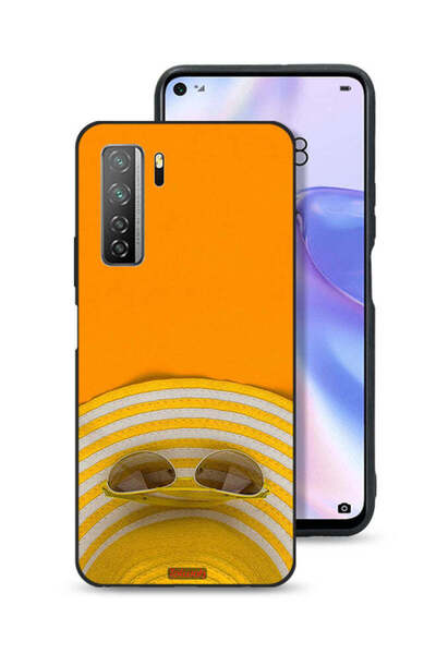Tolwak غطاء حماية لهاتف هواوي P40 لايت 5G مع قبعة ونظارات