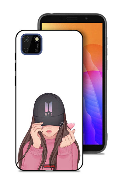 Tolwak غطاء حماية لهاتف هواوي Y5p، فتاة تصنع سناب شات