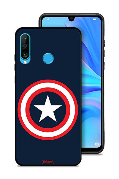 Tolwak غطاء حماية لهاتف هواوي نوفا 4e كابتن أمريكا