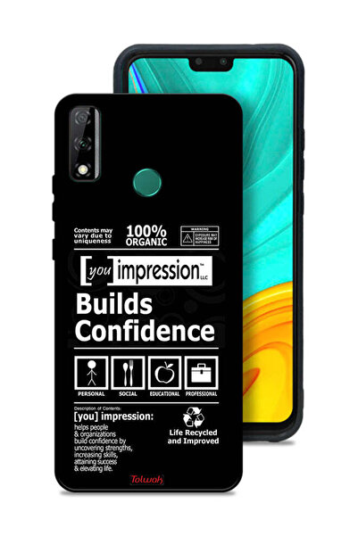 Tolwak غطاء حماية لهاتف هواوي Y8s ملصق بناء الثقة