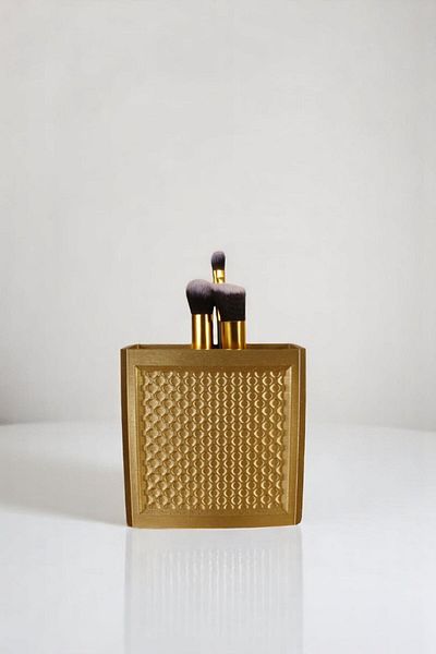 Evene Makeup Organizer Βούρτσα Μακιγιάζ Organizer Organizer Μακιγιάζ Χρυσό Χρώμα Μοντέλο 92