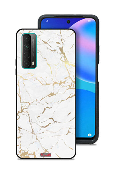Tolwak غطاء حماية لهاتف هواوي بي سمارت (2021) بنمط رخامي