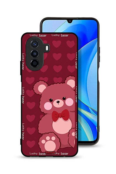 Tolwak غطاء حماية لهاتف هواوي نوفا Y70 بتصميم الدب المحظوظ