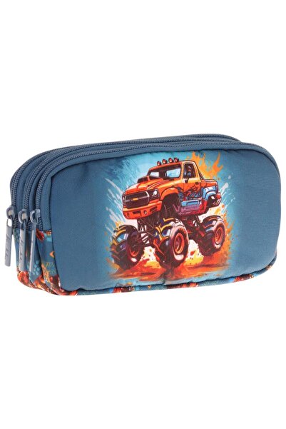 KAUKKO Παιδικό πράσινο κόκκινο, οχήμα εκτός δρόμου, αγόρι τριών θέσεων θήκη γ...