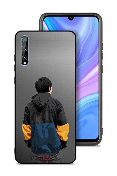 Tolwak غطاء حماية لهاتف هواوي Y8p بتصميم صورة صبي