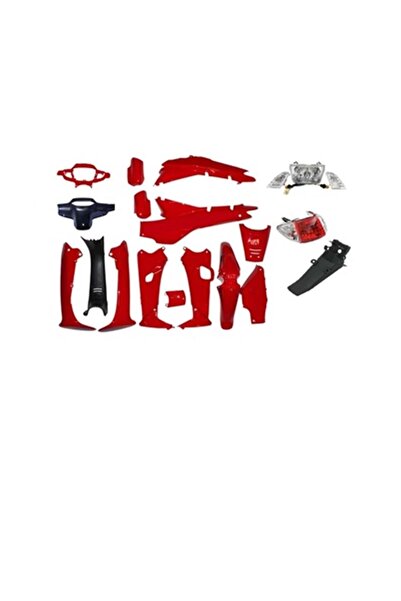 monero Bisan Kaporta Seti Cup 100 Lifan Kırmızı (Far Stop Dahil)