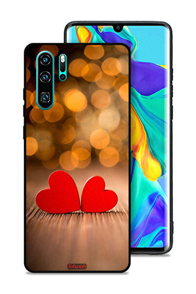 Tolwak غطاء حماية لهاتف هواوي بي 30 برو بتصميم قلبين جميلين