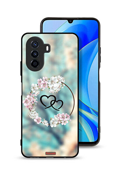 Tolwak غطاء حماية لهاتف هواوي نوفا Y70 برسومات قلوب وحلقات فنية
