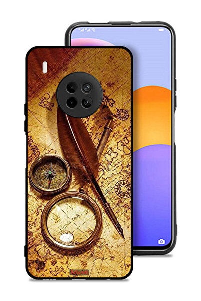 Tolwak غطاء حماية لهاتف هواوي Y9a بتصميم بوصلة عتيقة