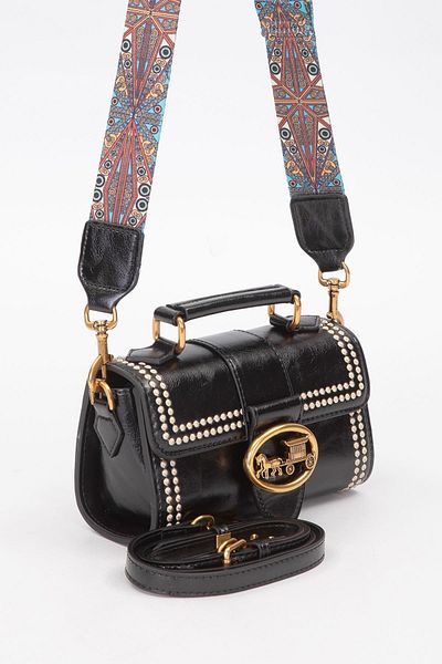 Levidor Premium Speckle Detail Shoulder Bag Black