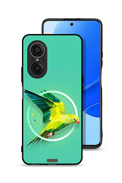 Tolwak غطاء حماية لهاتف هواوي نوفا 9 SE بتصميم فن تجريدي ببغاء