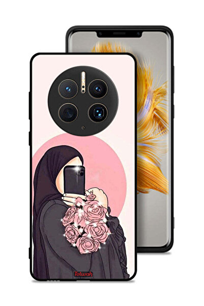 Tolwak غطاء حماية لهاتف هواوي ميت 50 برو، فن التقاط صور سيلفي مع حمل الزهور