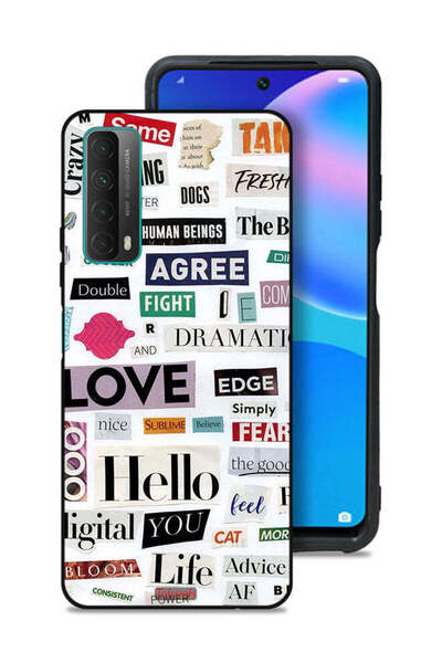 Tolwak غطاء حماية لهاتف هواوي بي سمارت (2021) مع ملصقات اقتباسات قصيرة