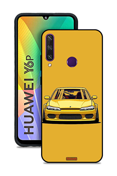 Tolwak Huawei Y6p Protective Case Cover Car Art