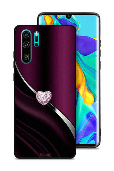 Tolwak غطاء حماية لهاتف هواوي P30 Pro بتصميم قلب ماسي