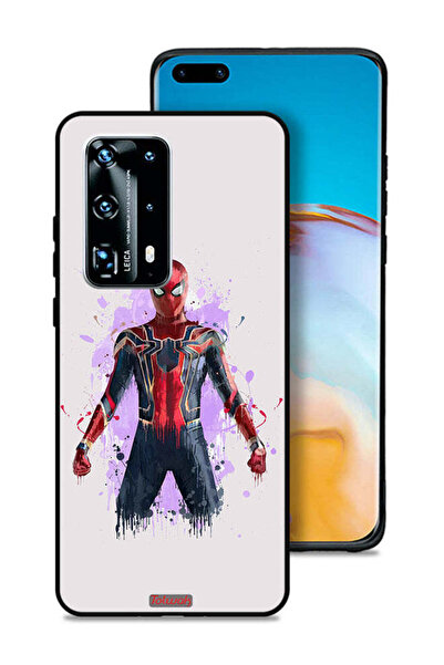 Tolwak غطاء حماية لهاتف هواوي P40 Pro Plus 5G بتصميم العنكبوت الحديدي