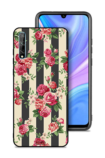 Tolwak غطاء حماية لهاتف هواوي بي سمارت إس بنقشة الورود